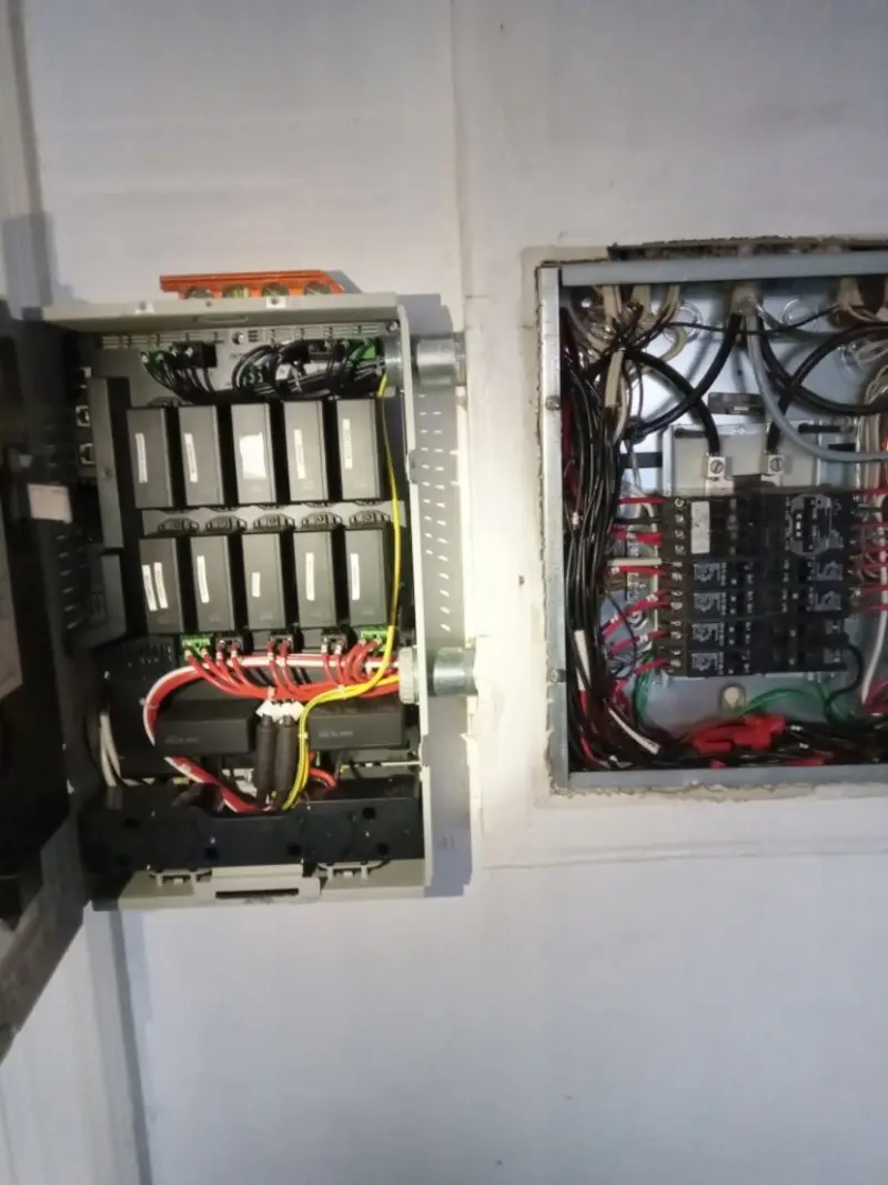 Electrical panel upgrade completed for Security Camera Wiring in Santa Venetia
